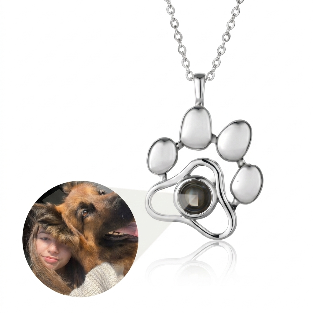 MemoryLens™ Collar Huella con Imagen